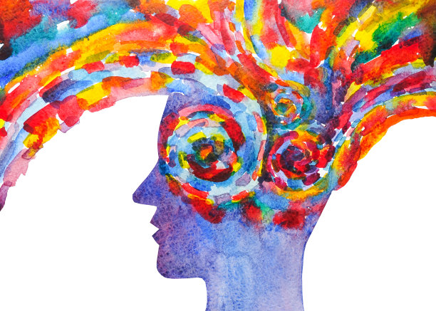 精神心灵人脑七脉轮力量冥想瑜伽爱幸福心理健康隔离灵感思考信念希望图片下载