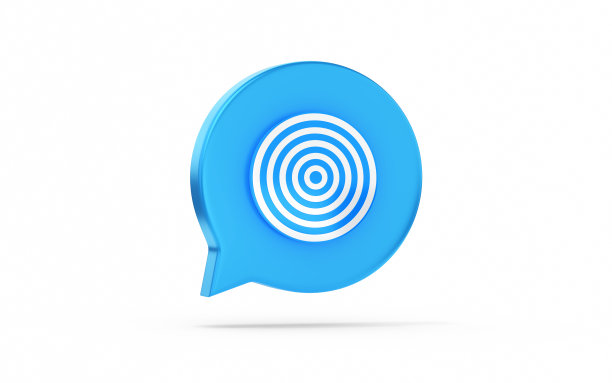 蓝色箭头目标三维图标孤立在白色背景与成功成就气泡信息符号或目标业务瞄准精度中心飞镖标志和完善完成专注赢得发展。库存图片图片下载