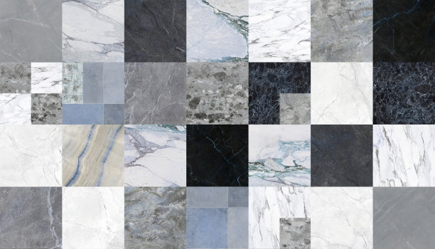 背景是由不同的纹理和颜色制成的抽象马赛克拼接图片下载