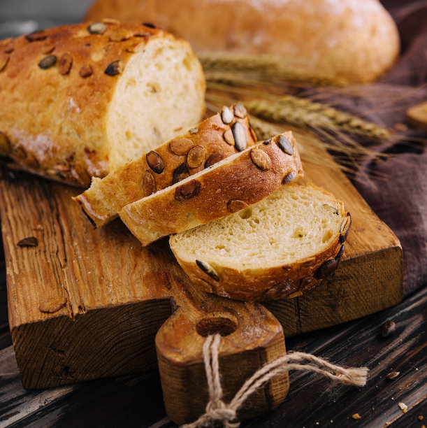 自制全麦南瓜面包图片下载