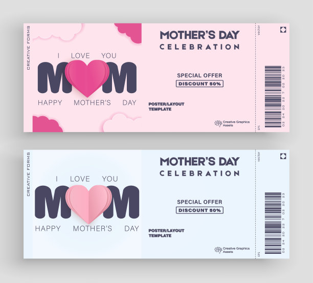 祝您母亲节快乐。矢量插图的海报，贺卡，小册子，网站。图片下载