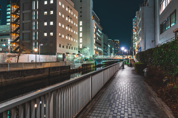 东京柴浦的夜景图片下载
