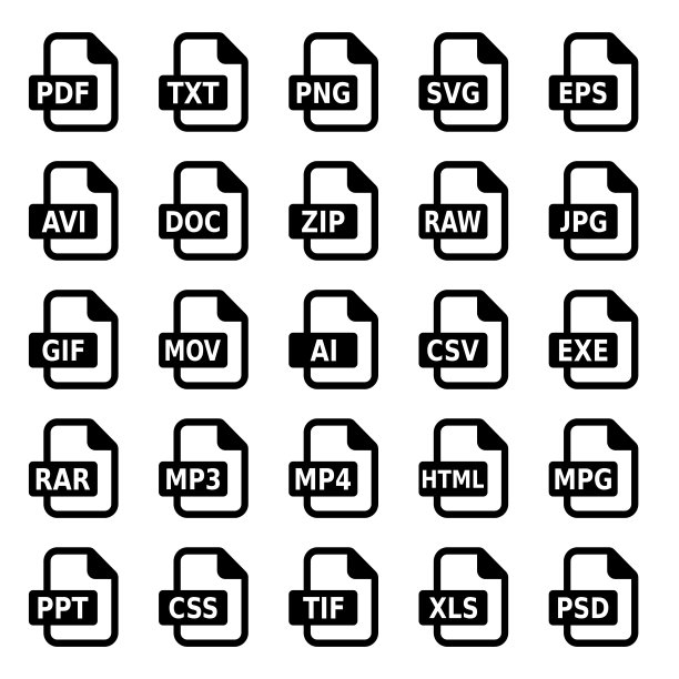 文档格式-图标集图片下载