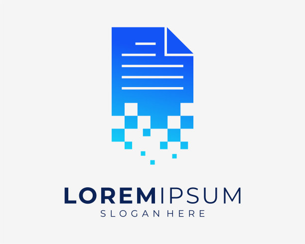 文件文件文书工作形式文件夹像素数字技术效果未来矢量设计插图图片下载