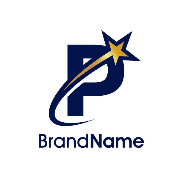 P星首字母标志图片下载