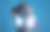 女人，美丽和轮廓的一个模型思考在一个工作室与化妆品和化妆。年轻人，面部手触摸和禅女与灯光和蓝色背景隔离感觉放松和平静图片下载