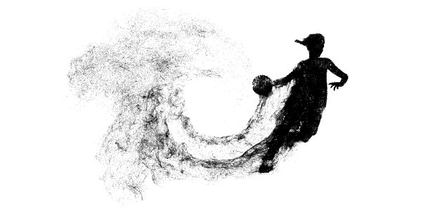 摘要篮球运动员女子在孤立的白色背景下行动。矢量图图片下载