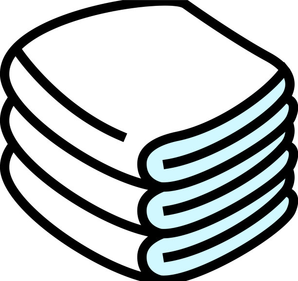 毛巾浴室内部颜色图标图片下载