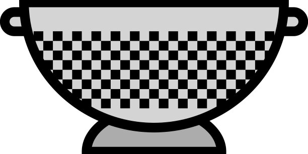 不锈钢滤锅厨房厨具颜色图片下载