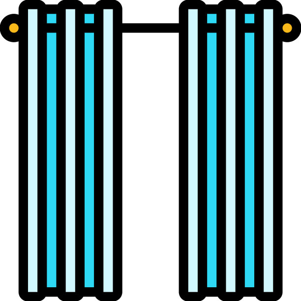窗帘是客厅的颜色图标图片下载