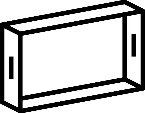 木托盘客厅线条图标图片下载