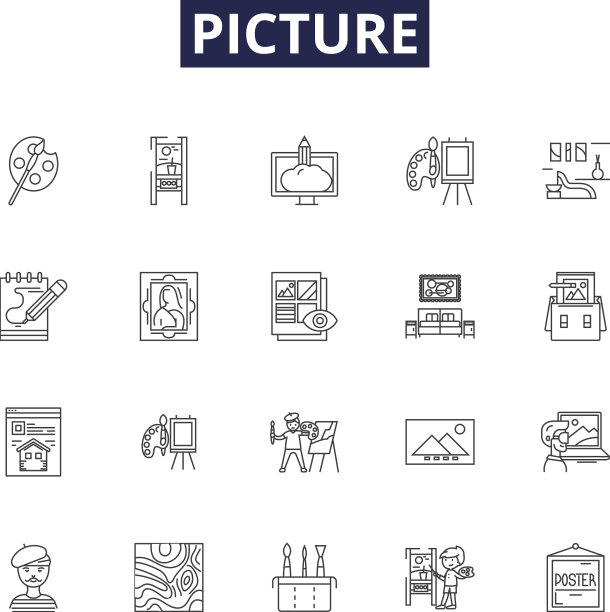 图片行图标和标志照片图片下载