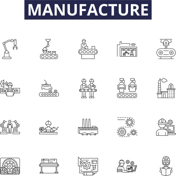 制作线路图标和标识构造图片下载