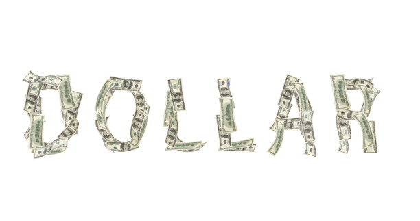用现金美元创建的美元文本图片下载