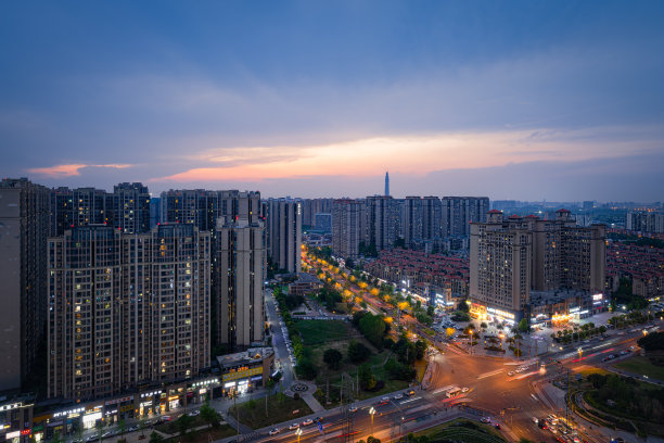 黄昏城市图片下载