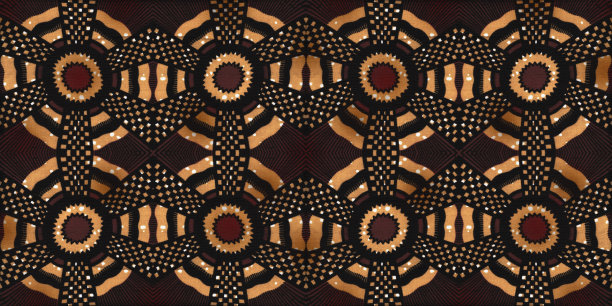 彩色非洲织物，无缝和纹理部落图案，几何设计，形状和线条图片下载