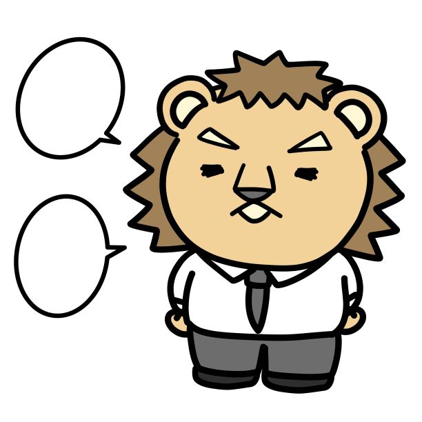 狮子的拟人插图图片下载