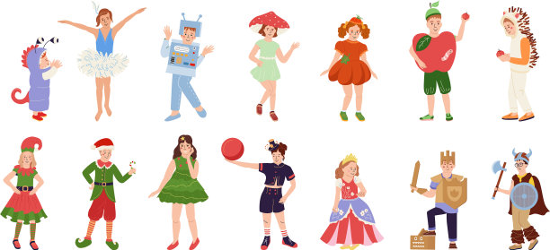 儿童童话人物设置图片下载