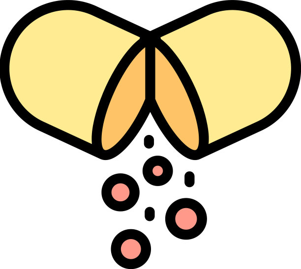 维生素成分图标平面图片下载