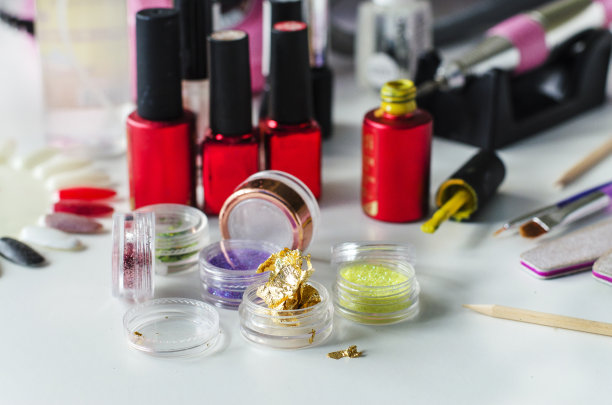 指甲指甲油工具和配件图片下载