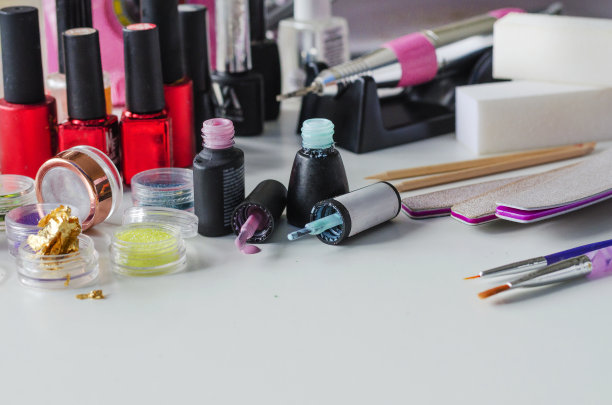 指甲指甲油工具和配件图片下载