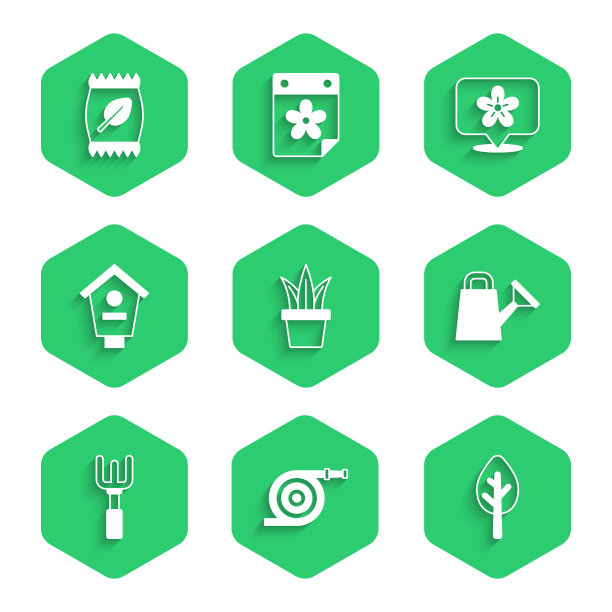 盆栽栽植于花园软管森林浇水图片下载