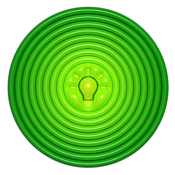 三维圆灯泡图片下载