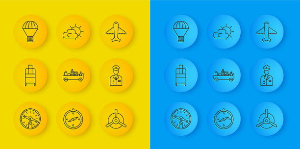 定行罗盘行李箱机场行李拖图片下载