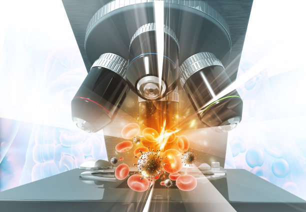 显微镜下病毒和细菌图片下载