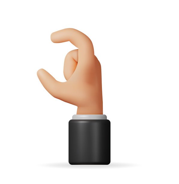 3D手握姿势隔离图片下载