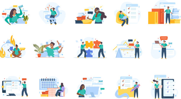 一心多用的人图片下载