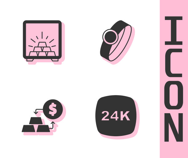 用黄金兑换货币设置24k金条安全图片下载