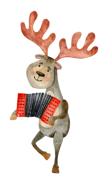 可爱动物插画图片下载