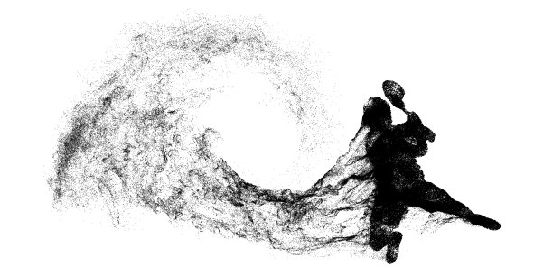 白色背景上曲棍球运动员的抽象剪影。长曲棍球运动员正在投球。矢量图图片下载