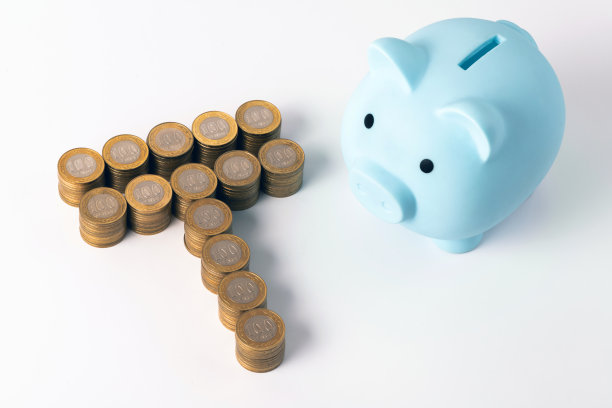 哈萨克货币的符号——坚戈，由100坚戈的硬币组成图片下载