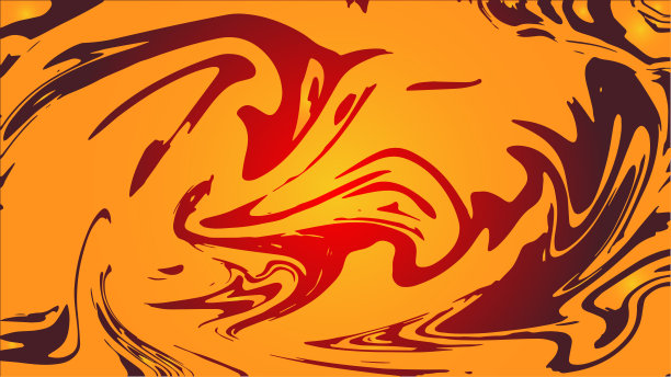 橙色，黄色和黑色梯度扎染在水平背景图片下载