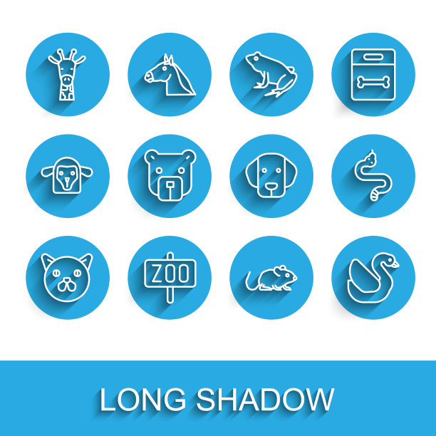 集行猫动物园公园长颈鹿头老鼠天鹅图片下载