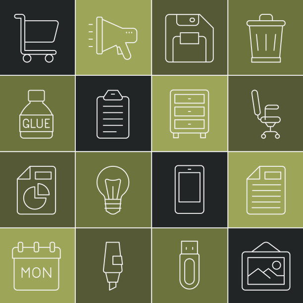 集行画山水文件办公图片下载