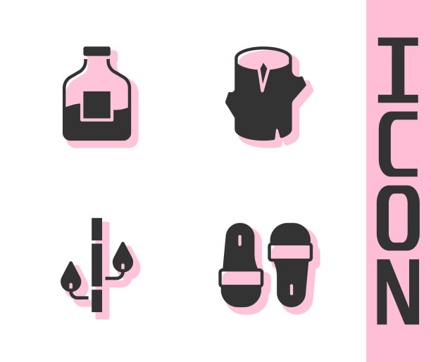 套桑拿拖鞋一瓶伏特加竹和图片下载