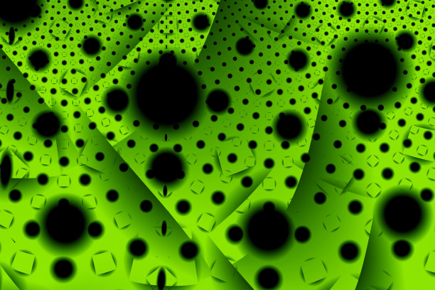 高科技抽象绿色科技现代背景图片下载