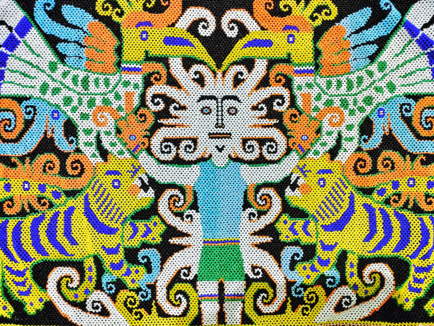 婆罗洲达雅克定制图案图片下载