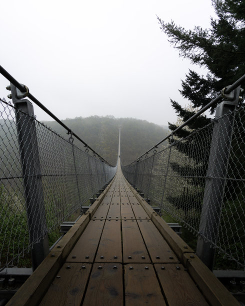 德国一座巨大的吊桥图片下载