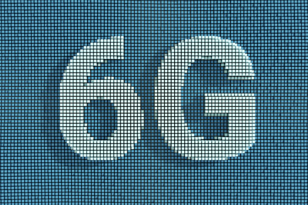 6G技术与立方体形状的背景图片下载