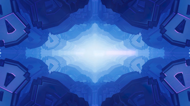 抽象的万花筒背景图片下载