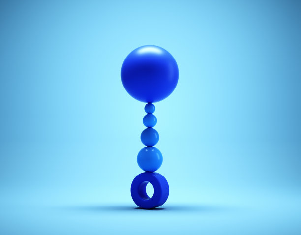 几何元素平衡。不可能的平衡。图片下载