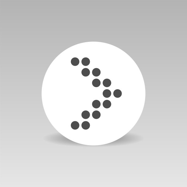 三角形点箭头矢量图标方向光标。圆的标志图片下载