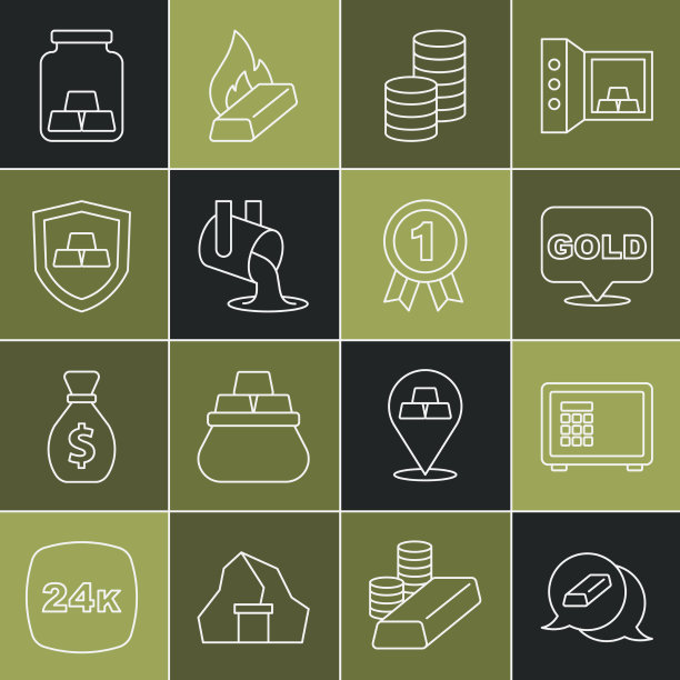 集行金条安全币钱熔金图片下载