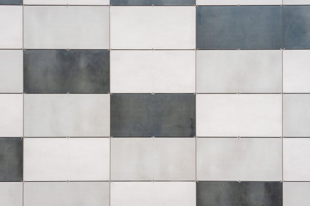 抽象的灰色和白色瓷砖背景图片下载