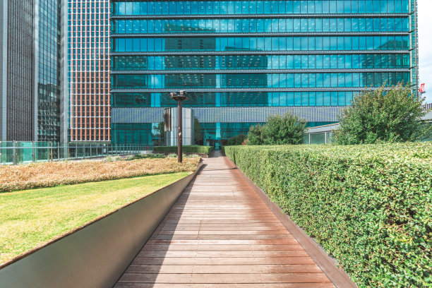 东京商业区的办公园区图片下载