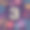 Set of number on dark background with flowers and plants, 3d渲染，三个图片下载